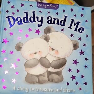 Daddy and Me Plush Story Book - Blue